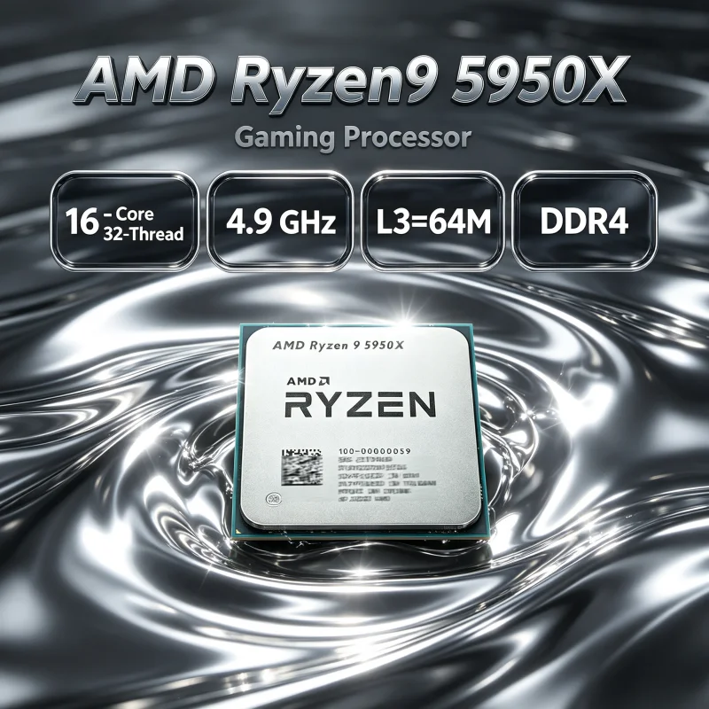 AMD Ryzen 9 5950X DDR4 3.4 ГГц – обзор и цена Amd Cpu Ryzen 9