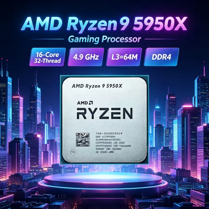 AMD Ryzen 9 5950X 105W игровой – обзор и цена Amd Cpu Ryzen 9
